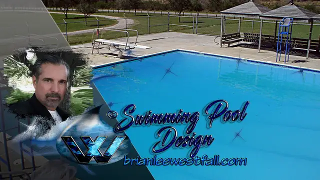 Video still: Brian Lee Westfall's 2007 inspection of the City of Edna, Texas public pool, which became a full remodel of the 188,000-gallon pool by Westfall Pool & Spa